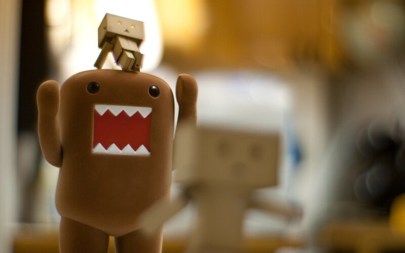 Domo-kun Figure with Danbo