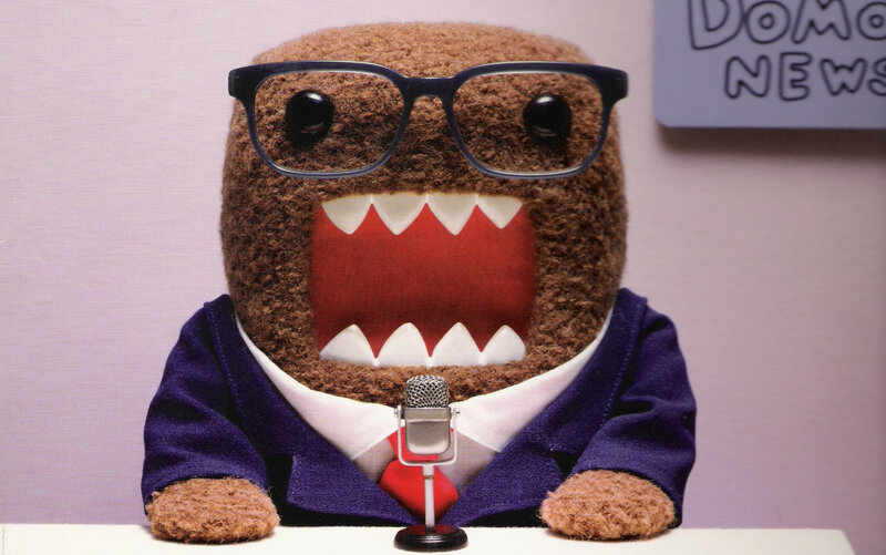 Domo news anchor plush