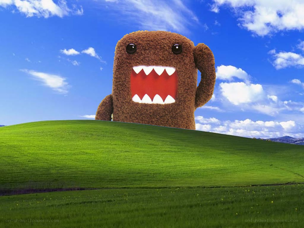 Domo on the Windows XP hill