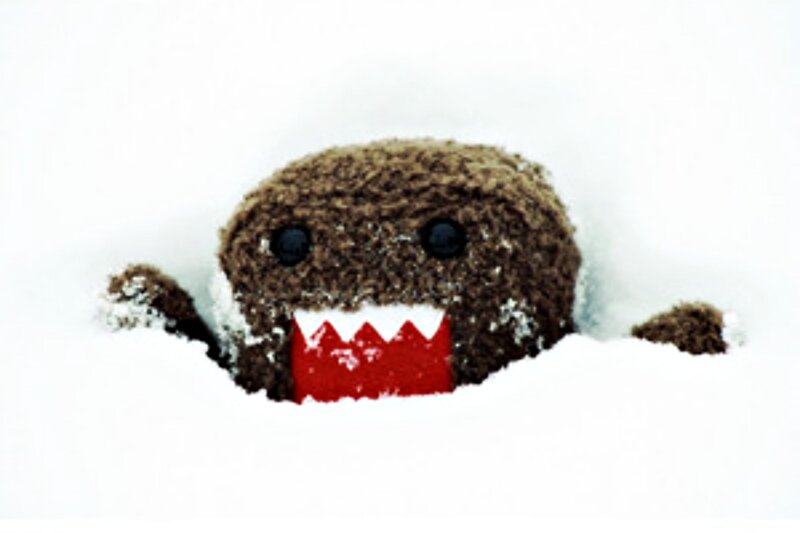 Domo Plush in Snow