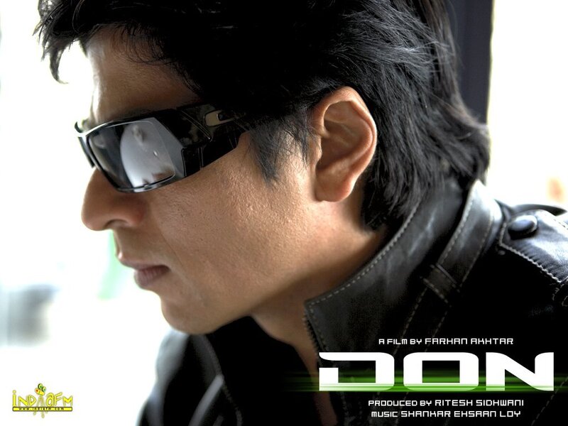 Don movie poster featuring Shah Rukh Khan