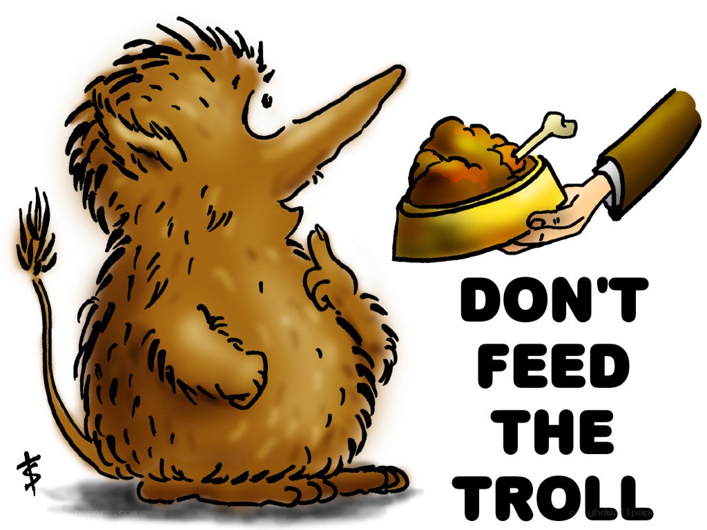 don't feed the troll