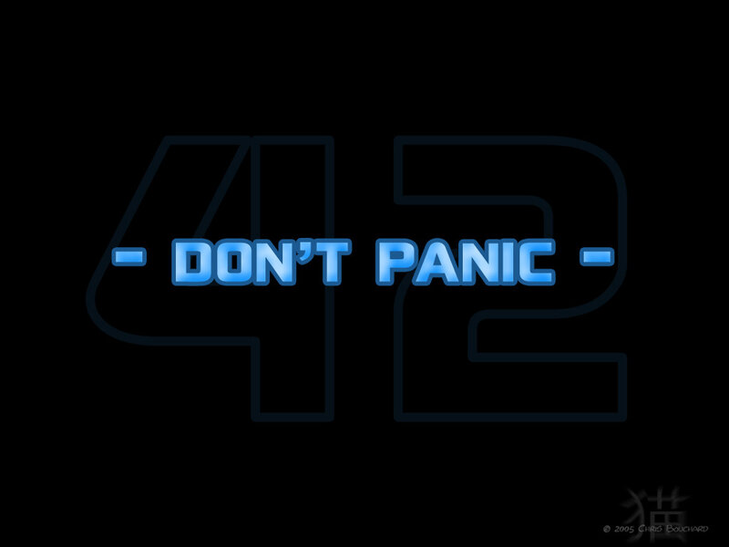 don't panic 42