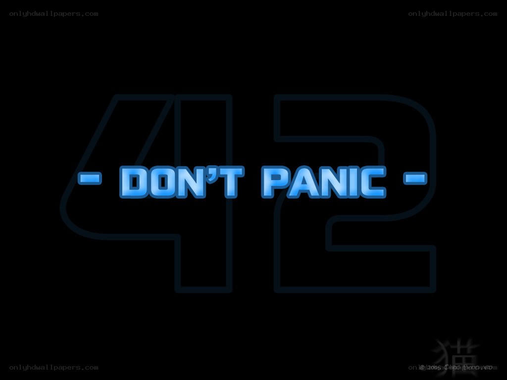 don't panic 42