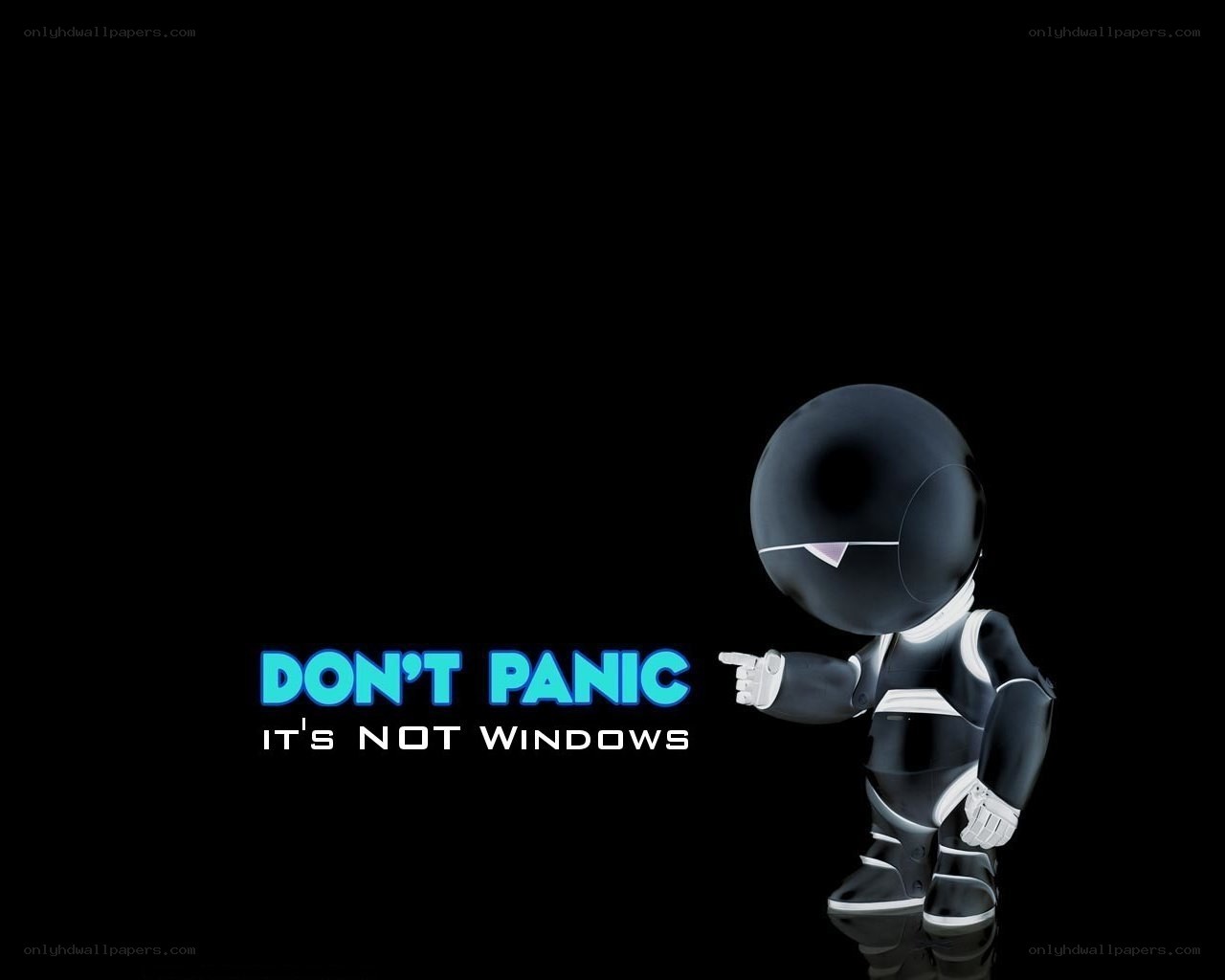 Don't Panic It's Not Windows