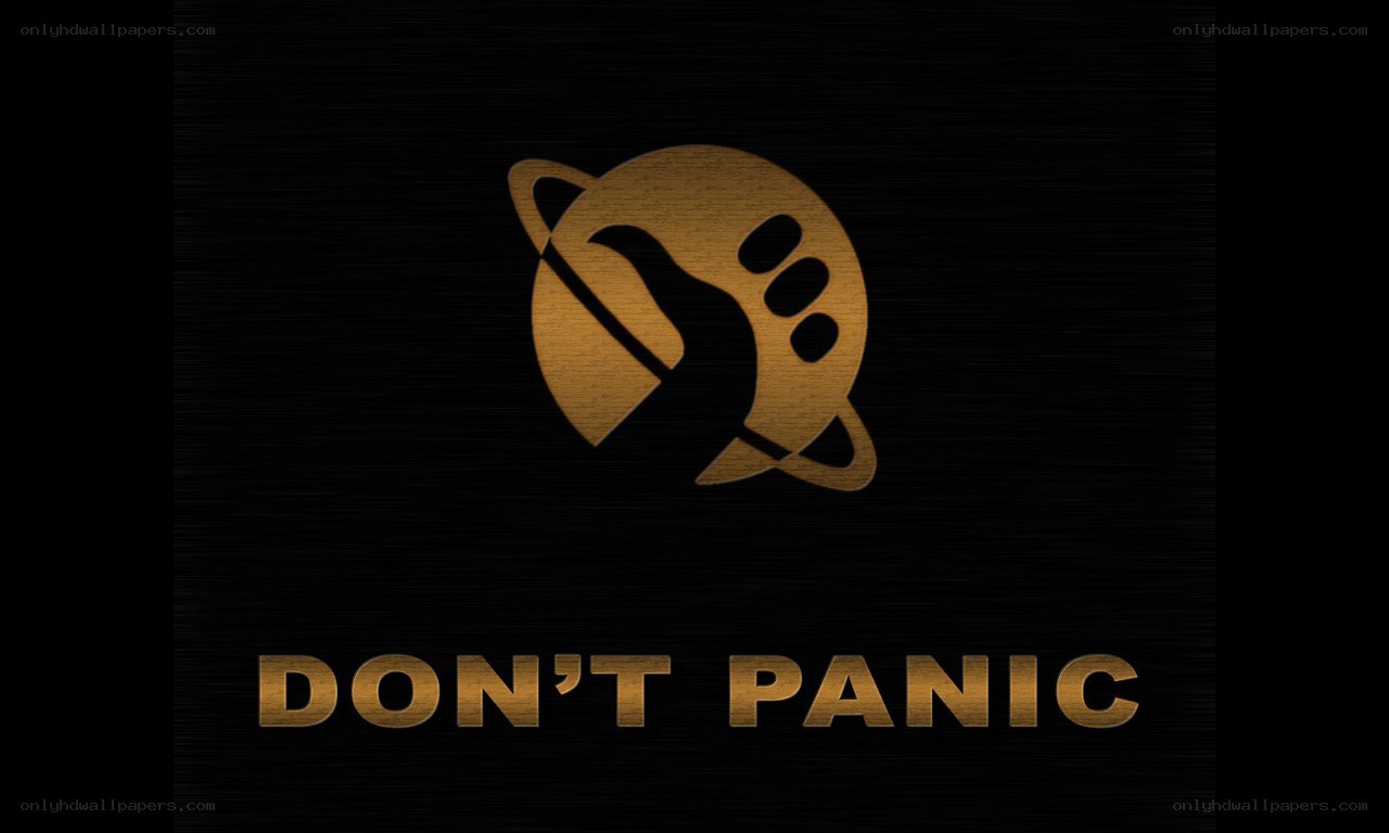 Don't Panic logo