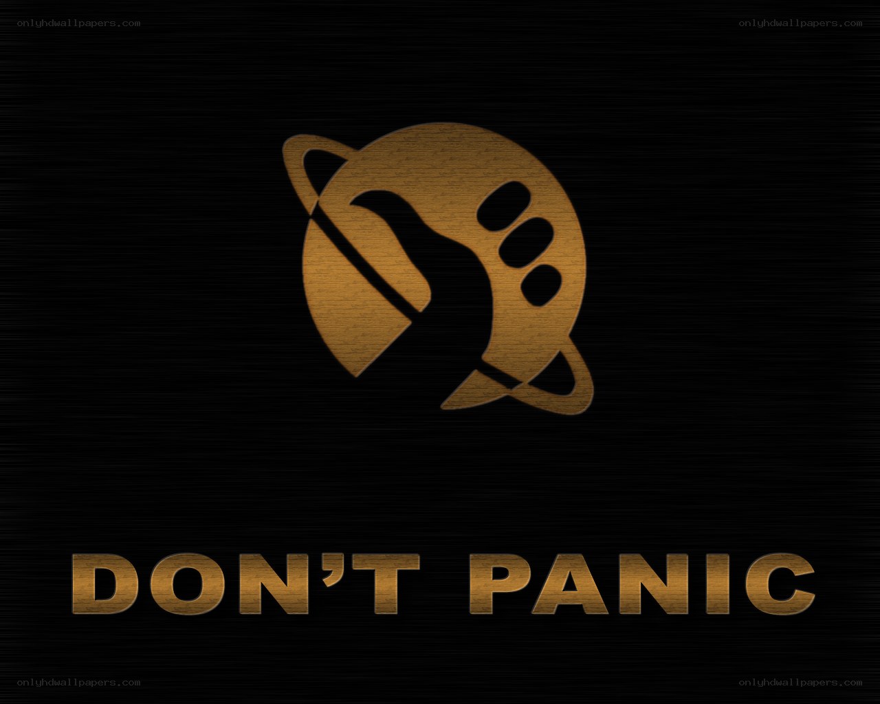 don't panic logo