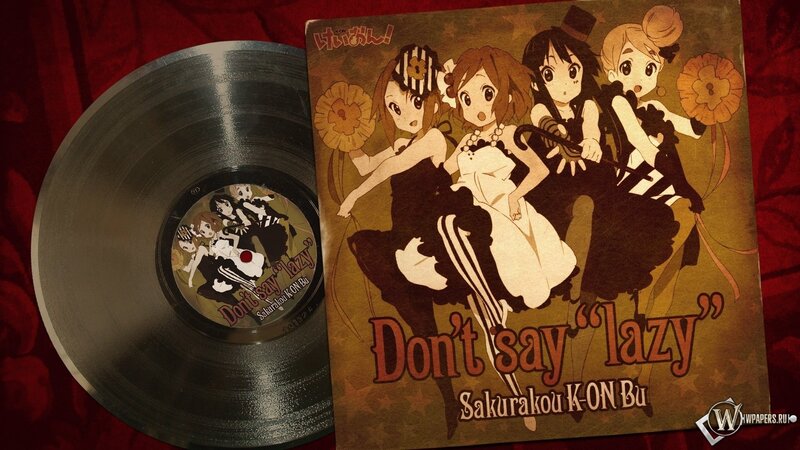 Don't say 'lazy' vinyl record