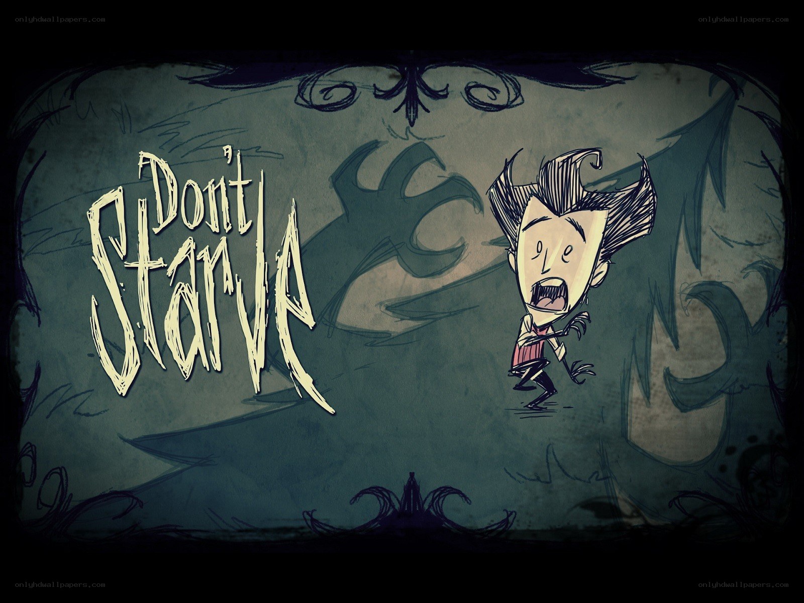 Don't Starve game title art