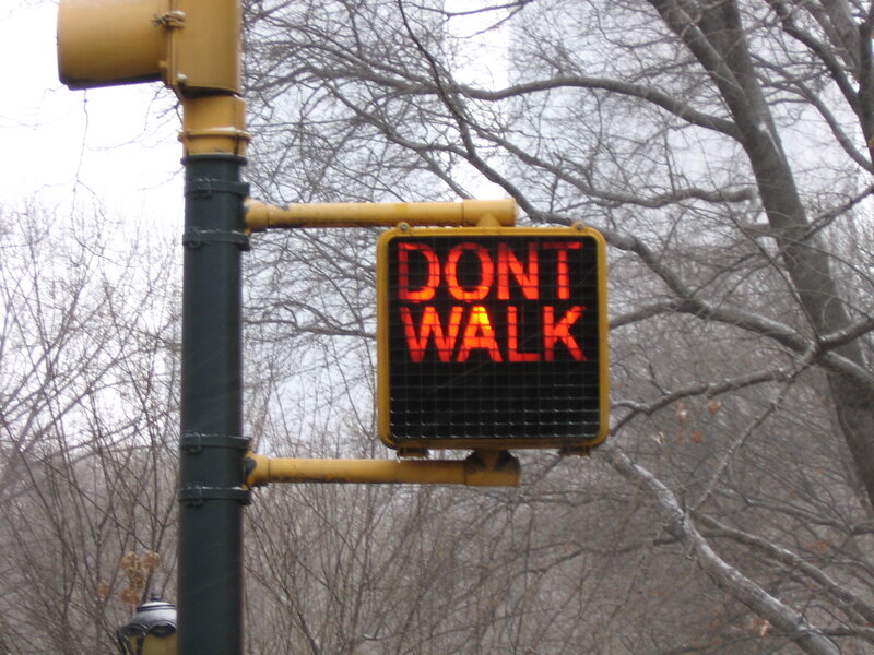 Don't Walk Sign