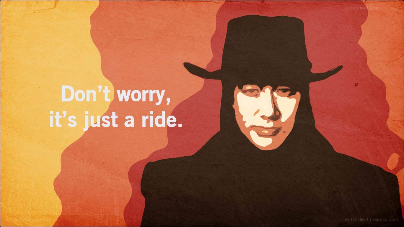 Don't worry, it's just a ride.