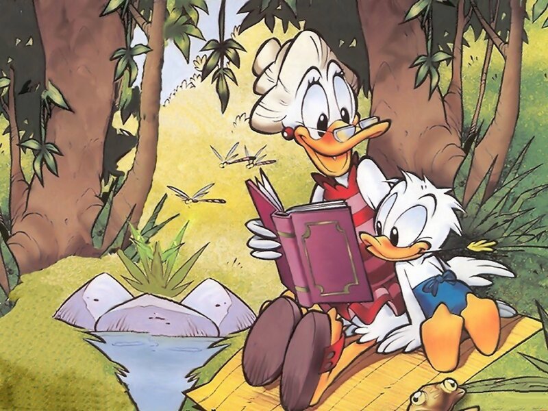 Donald Duck and His Mother