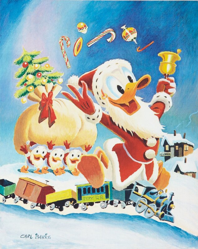 Donald Duck as Santa Claus
