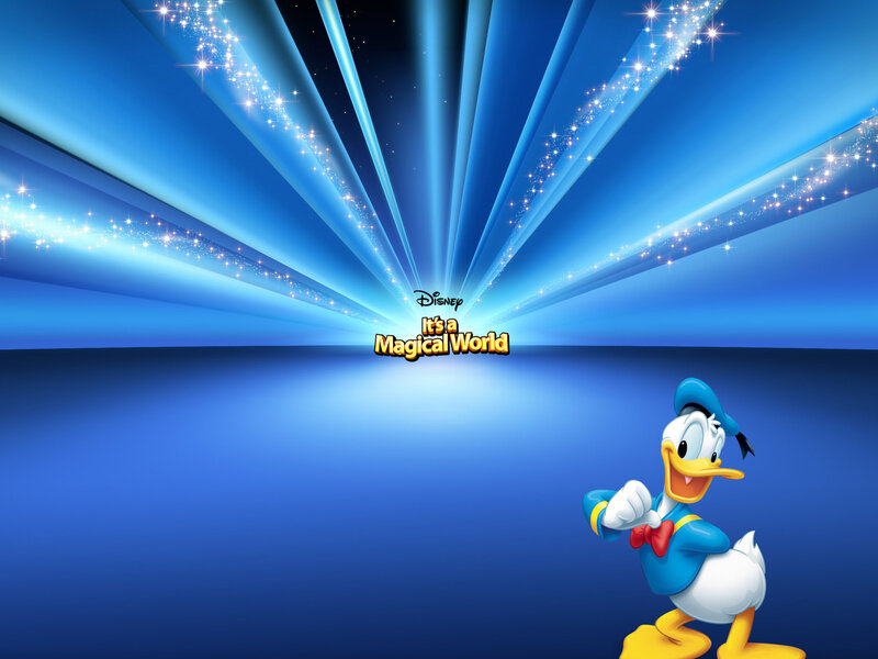 Donald Duck Character — Blue, Magical