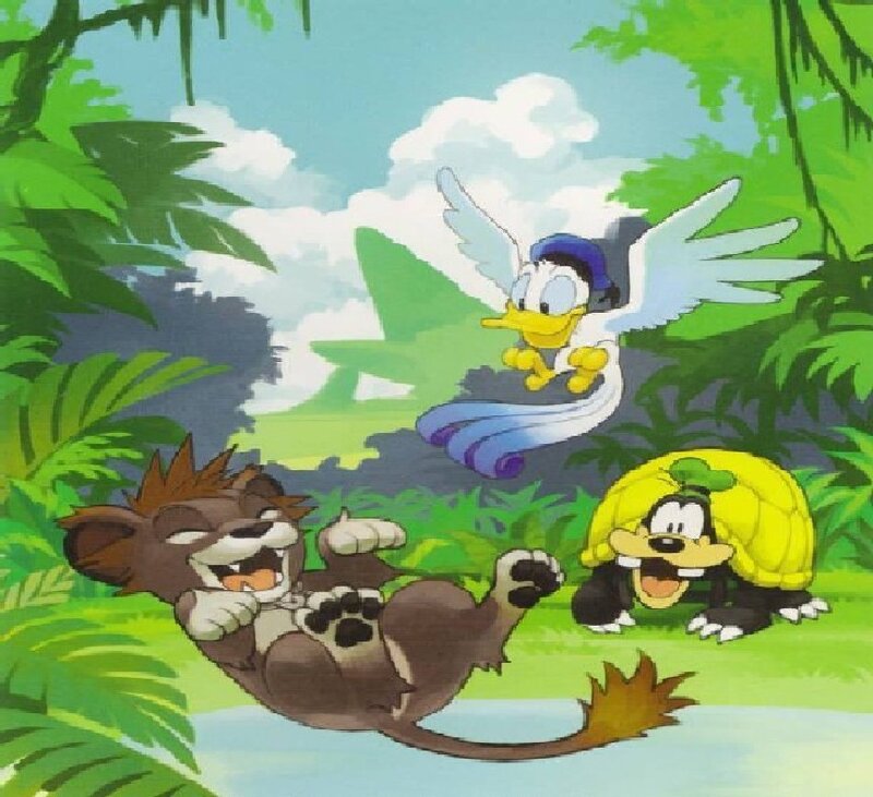 Donald Duck Flying