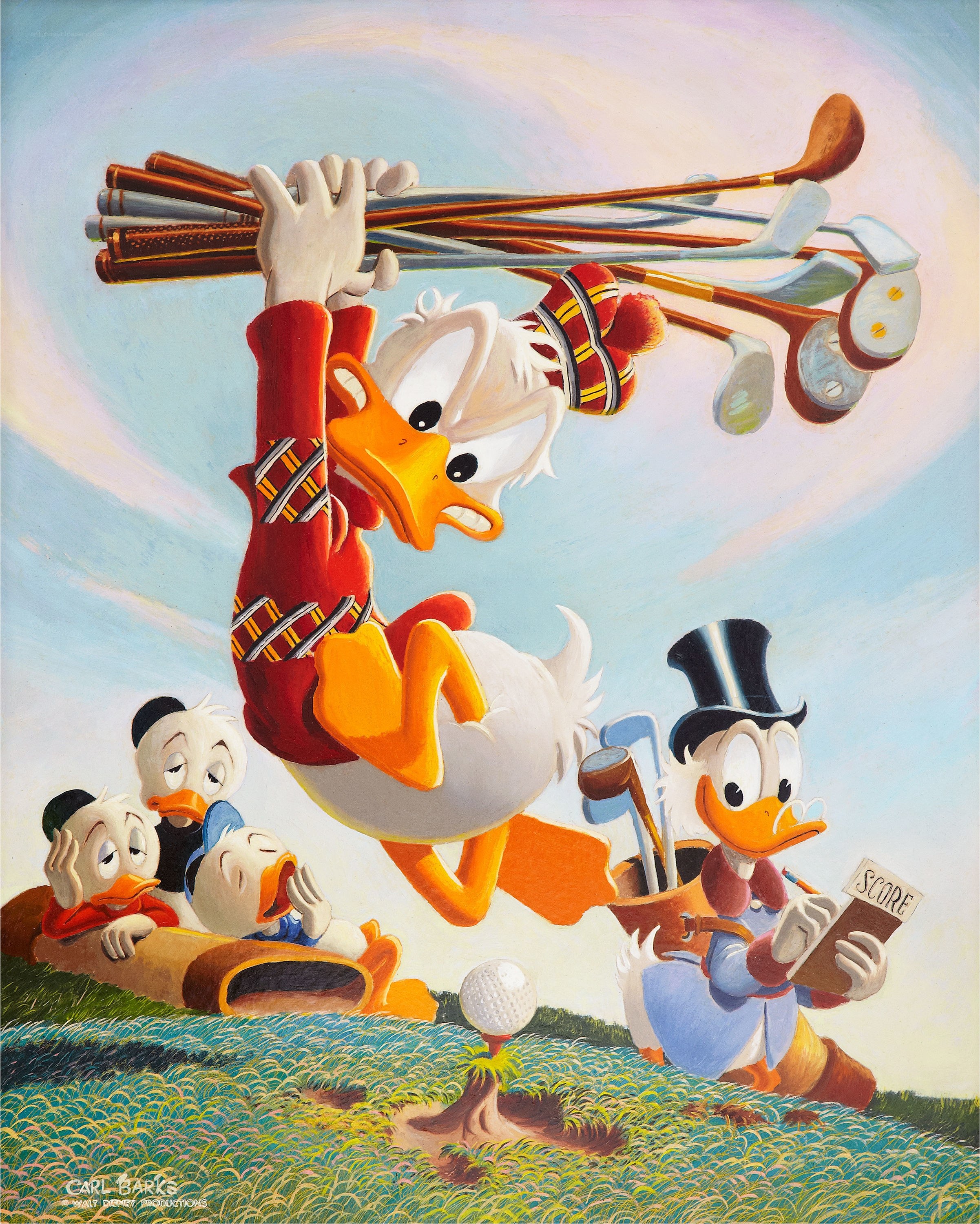 Donald Duck Golfing Chaos