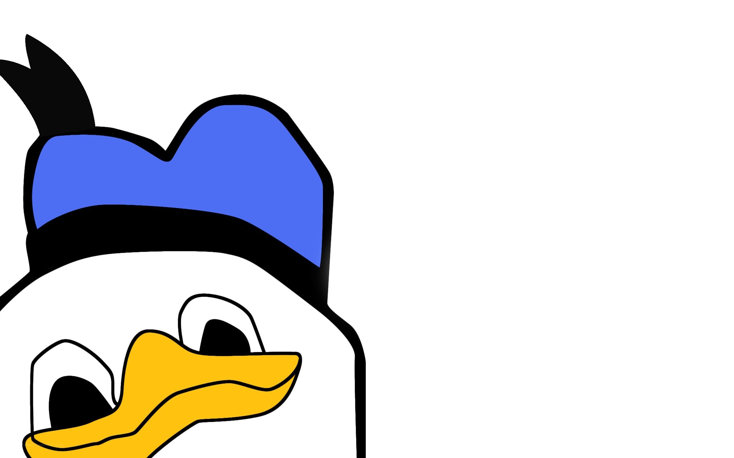 Donald Duck head close-up