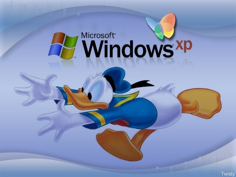 Donald Duck on Windows XP