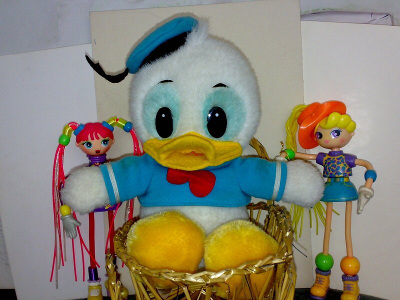 Donald Duck plush with dolls