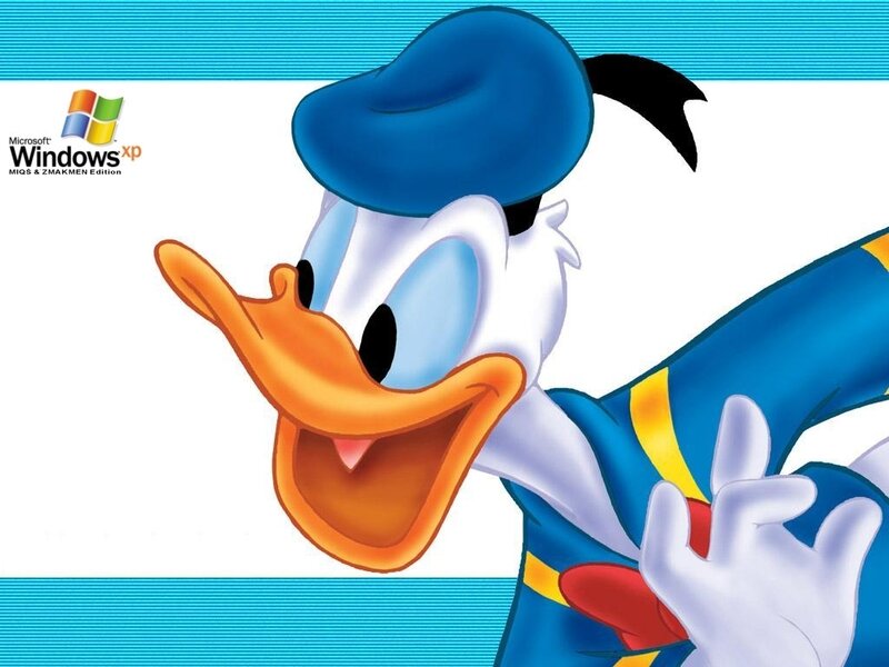 Donald Duck Windows XP wallpaper
