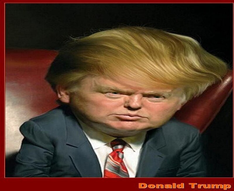 Donald Trump caricature