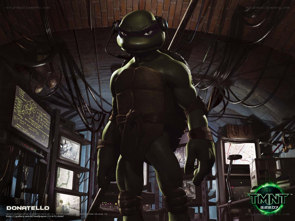 Donatello in the lair