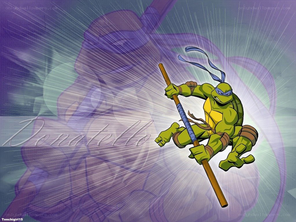 Donatello with his staff