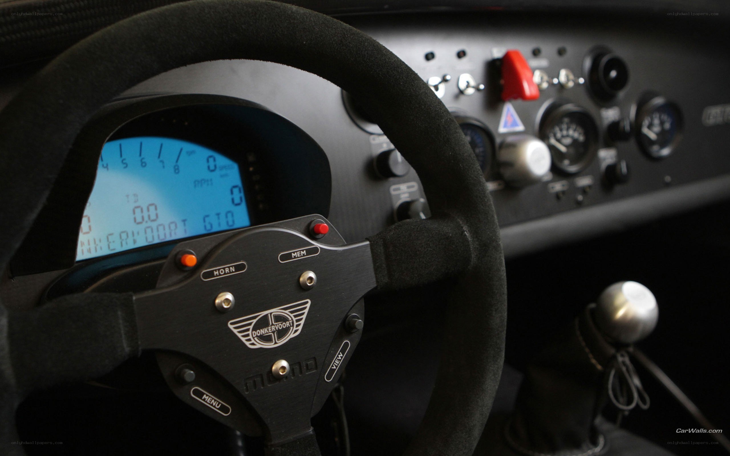 Donkervoort GTO steering wheel