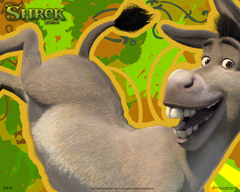 Donkey Character — Green