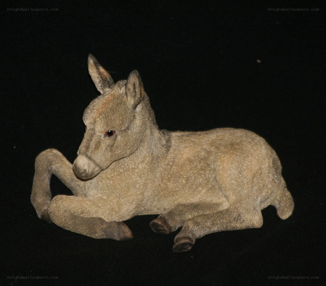 donkey foal figurine