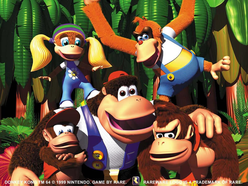 Donkey Kong 64 characters