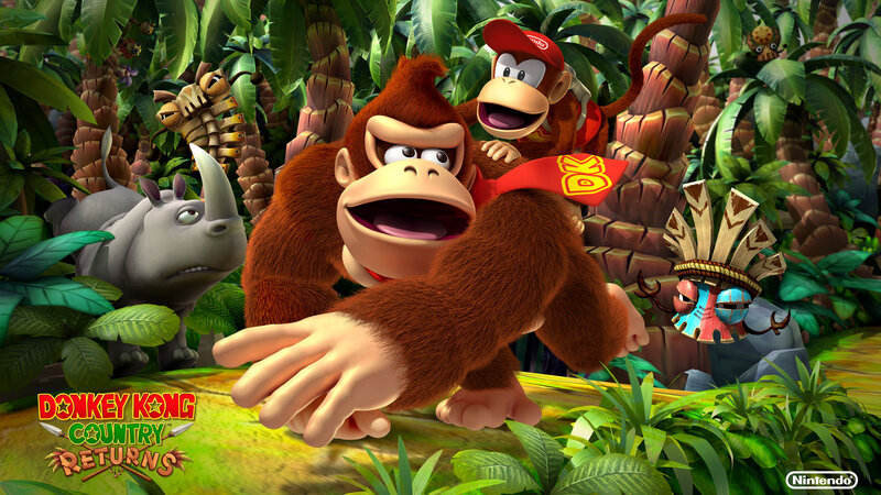 Donkey Kong and Diddy Kong — Green, Adventurous