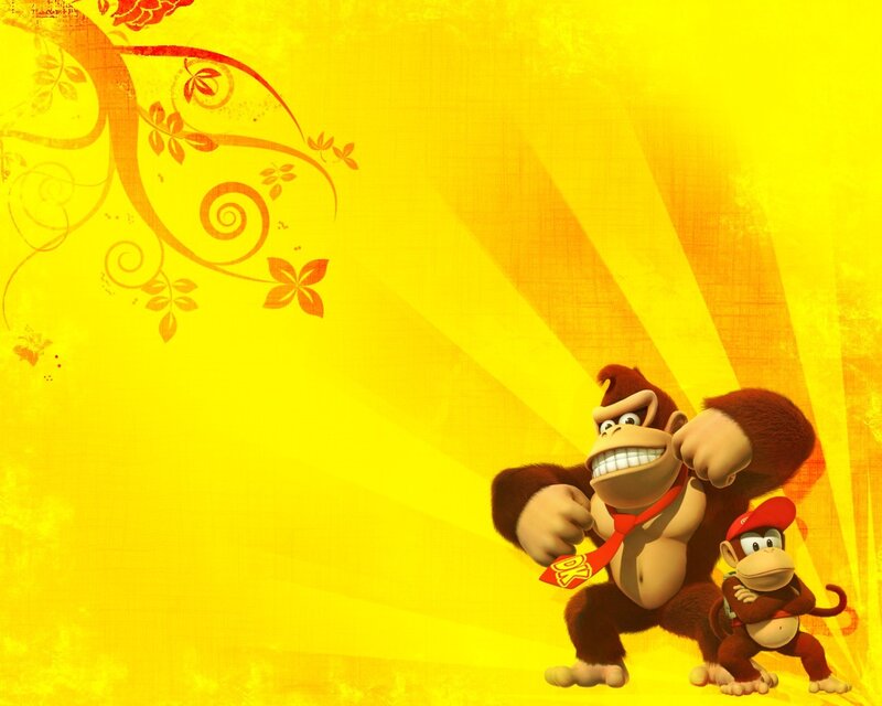 Donkey Kong and Diddy Kong — Yellow, Energetic