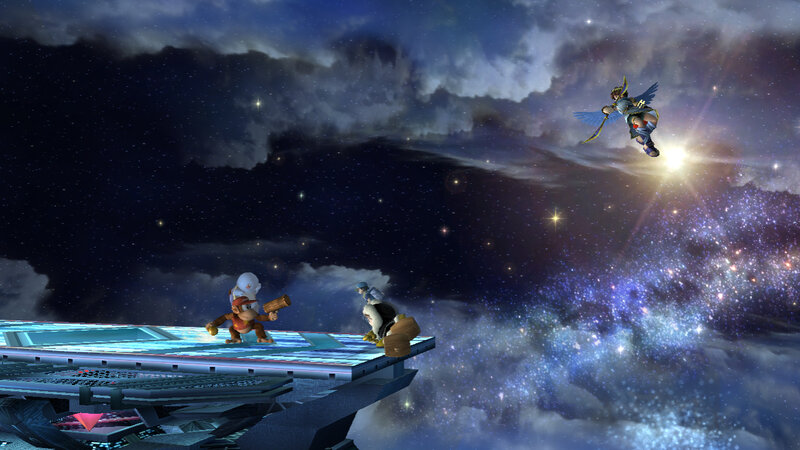 Donkey Kong and friends in space