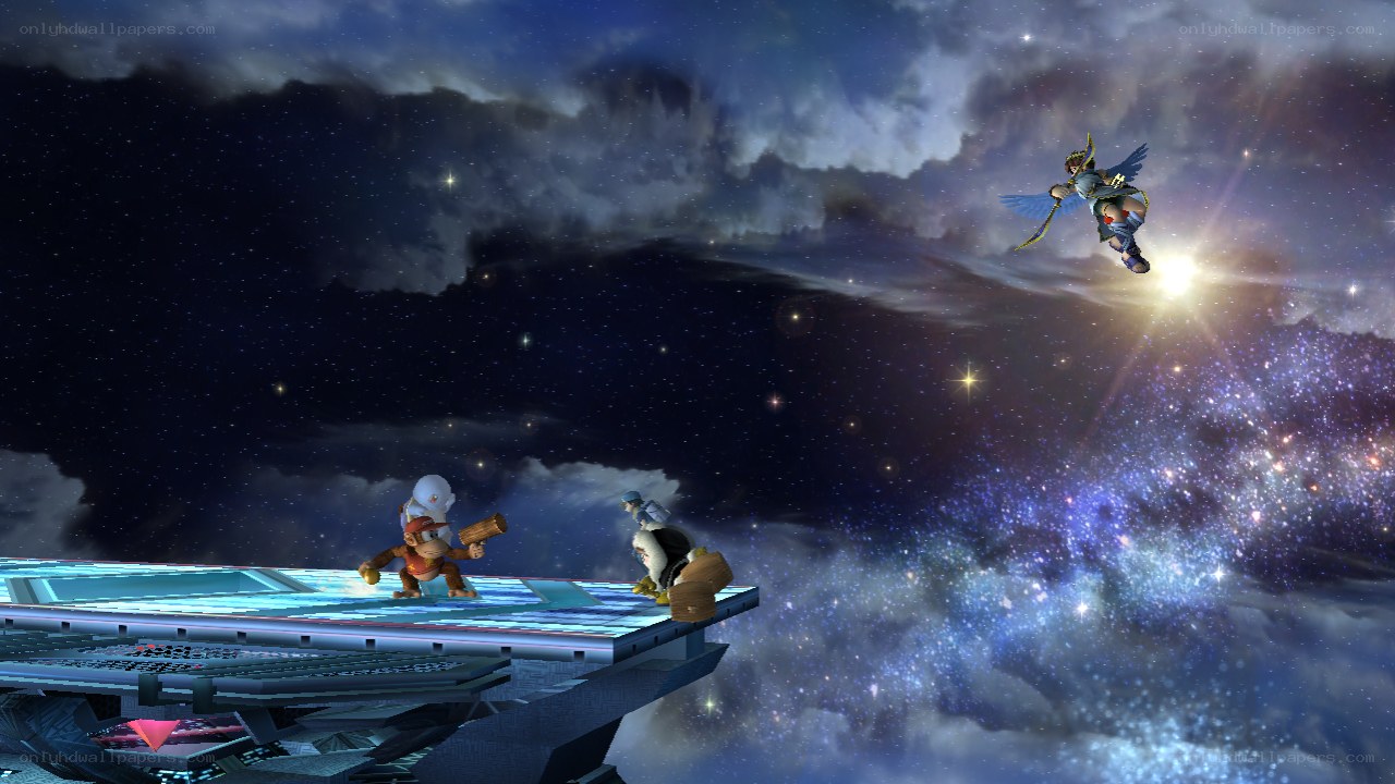 Donkey Kong and friends in space
