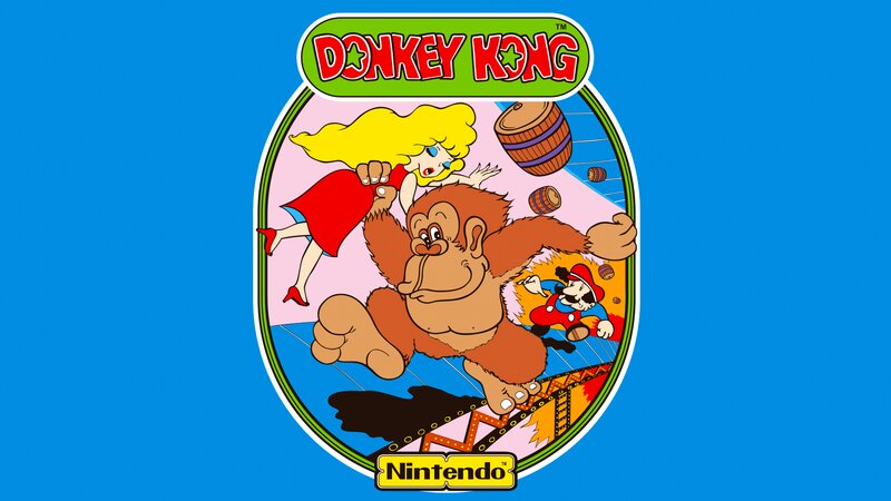 Donkey Kong and Mario — Blue