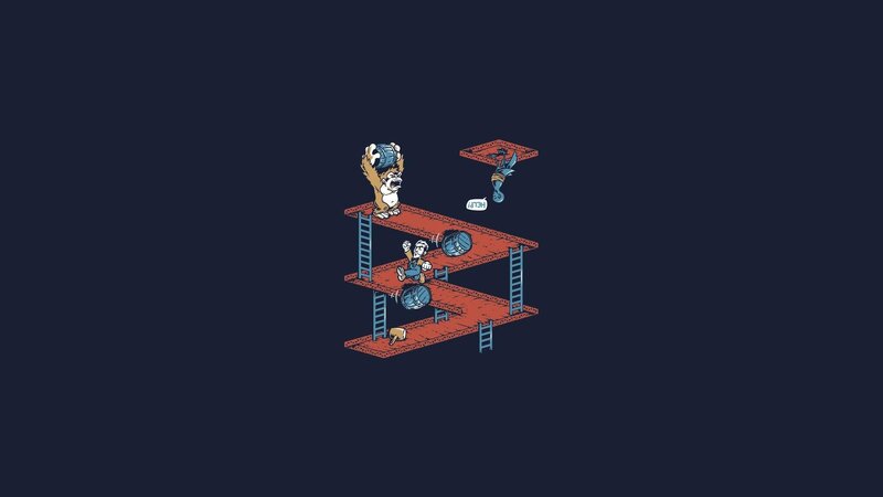 Donkey Kong and Mario