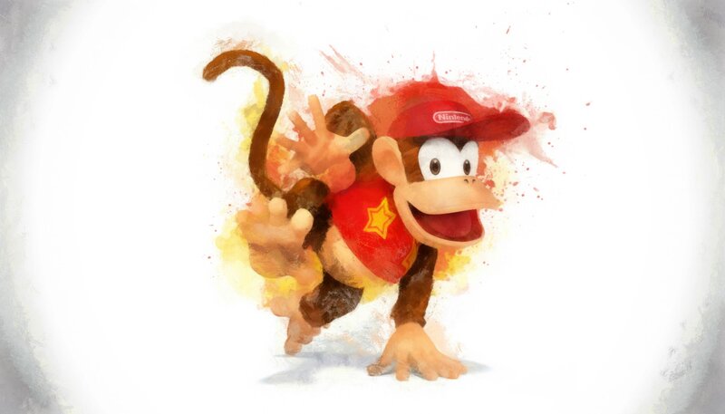 Donkey Kong Character — White