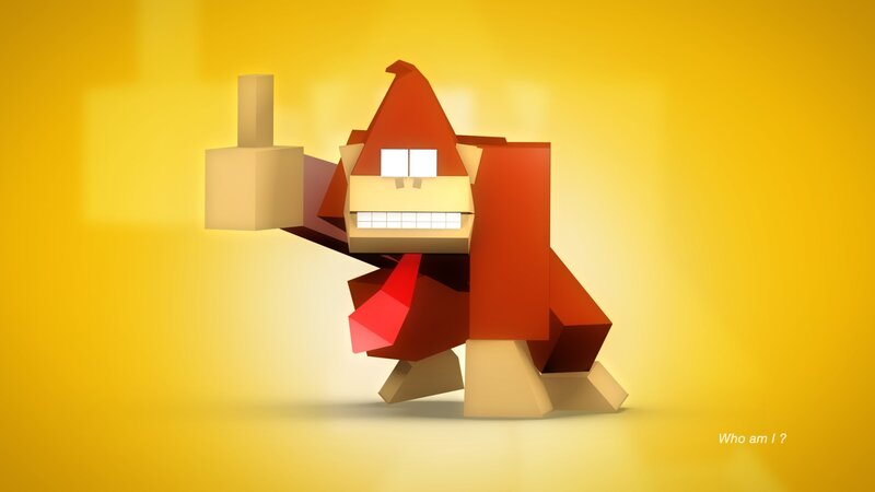 Donkey Kong Character — Yellow