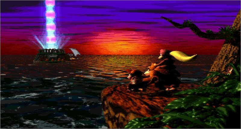 Donkey Kong Country scene