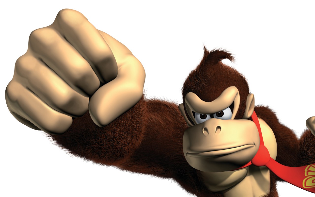 Donkey Kong fist punch