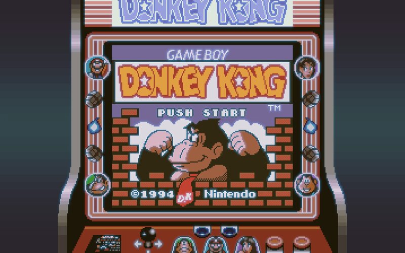 Donkey Kong game screen