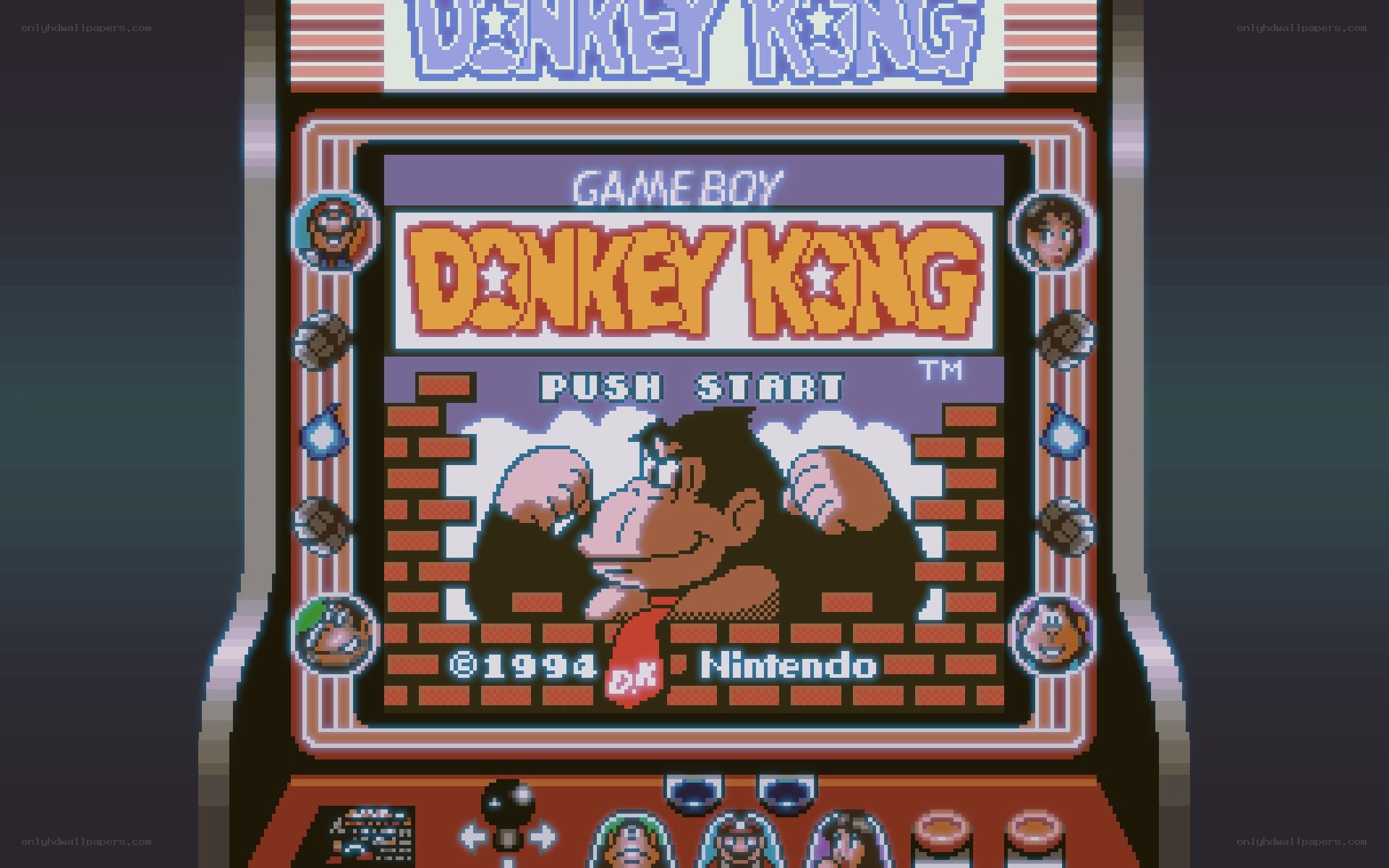Donkey Kong game screen