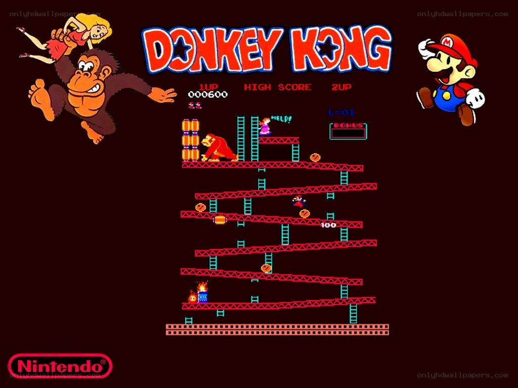 Donkey Kong gameplay screenshot