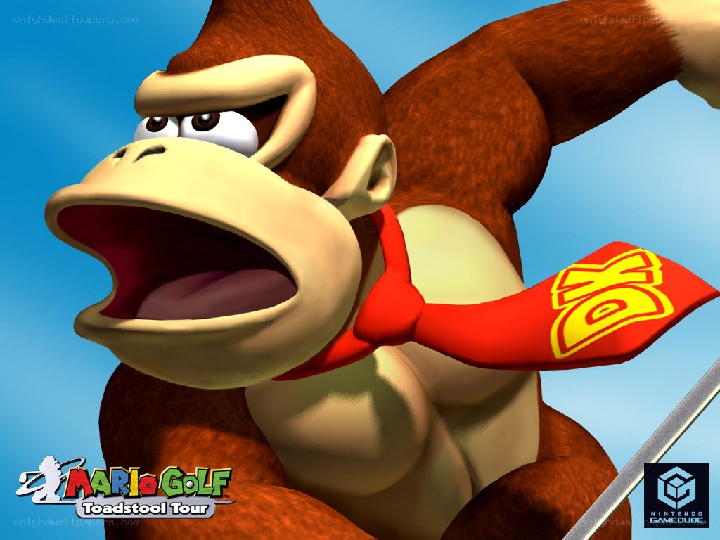 Donkey Kong in Mario Golf