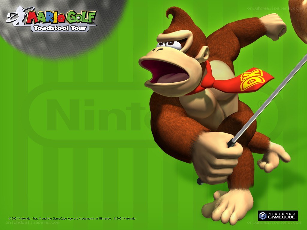 Donkey Kong in Mario Golf