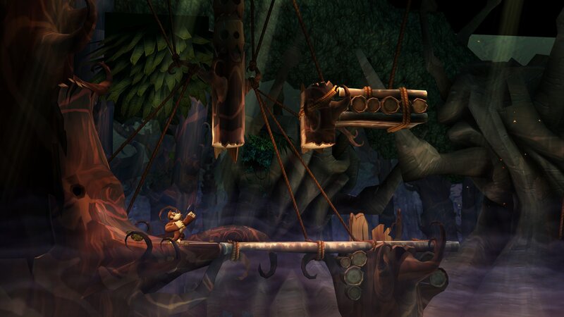 Donkey Kong on a Log