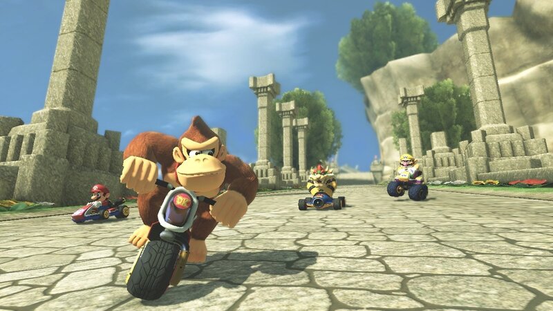 Donkey Kong on a Motorcycle