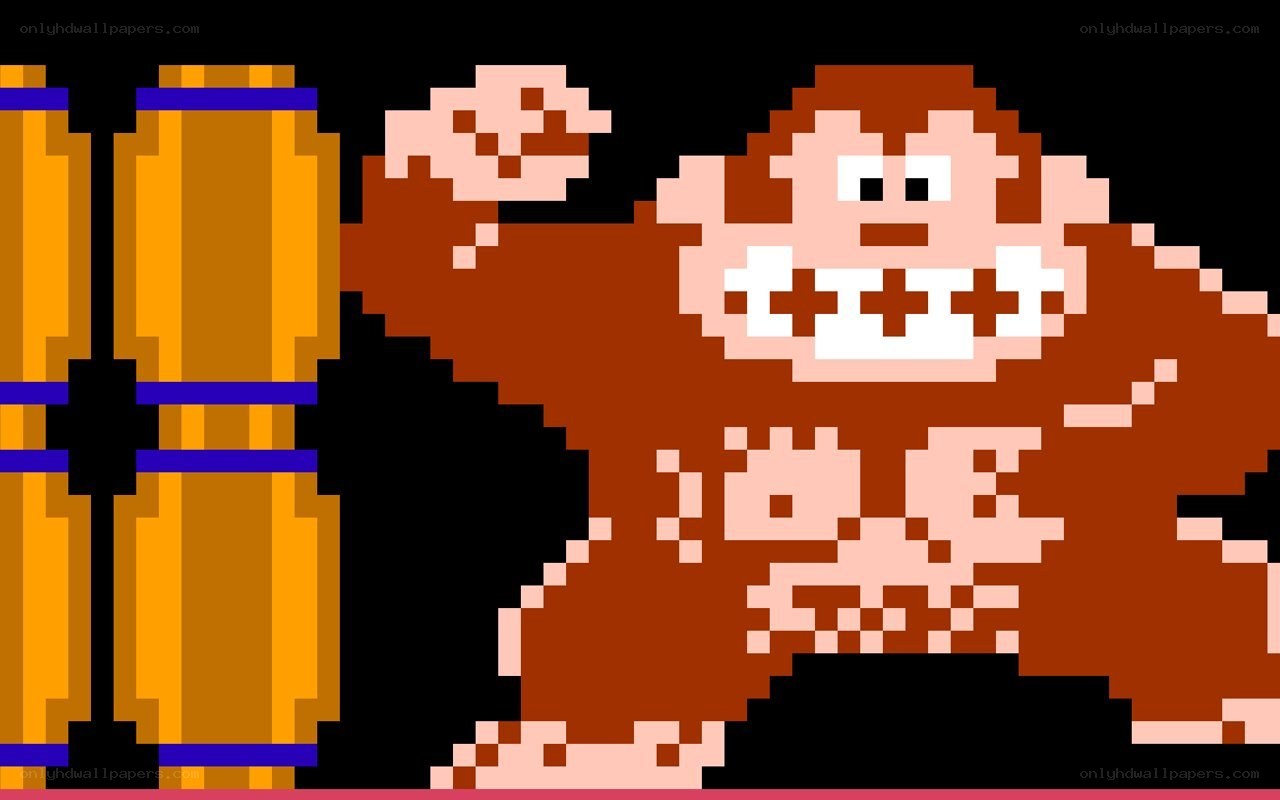 Donkey Kong pixel art