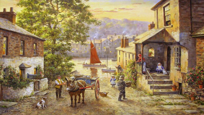 Donkey Pulling Cart
